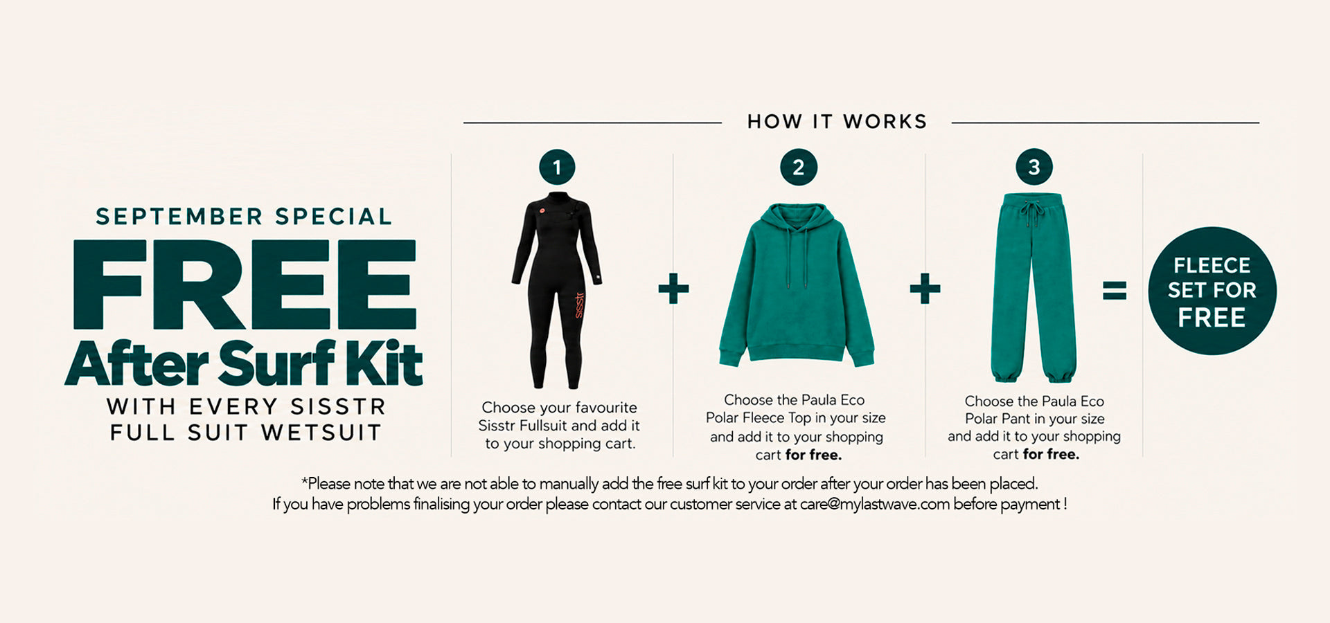 Free after Surf Kit