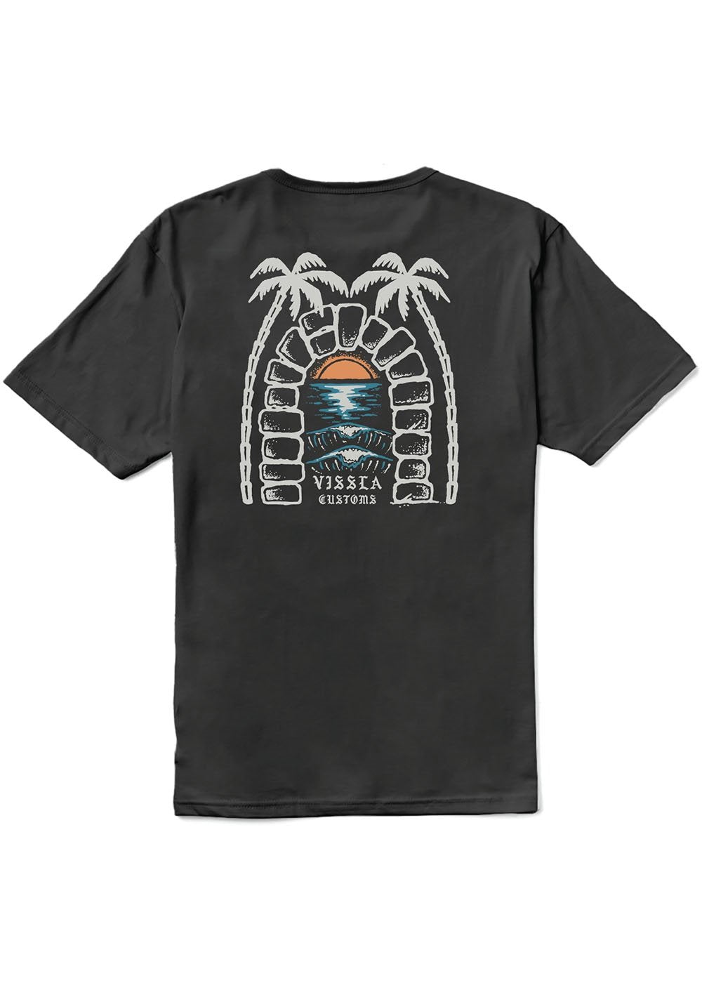 VISSLA☆COSMIC TIDES ORGANIC TEE バックプリント 半袖 Tシャツ Vissla Cosmic Tides Organic Tee-Surplus — REAL Watersports