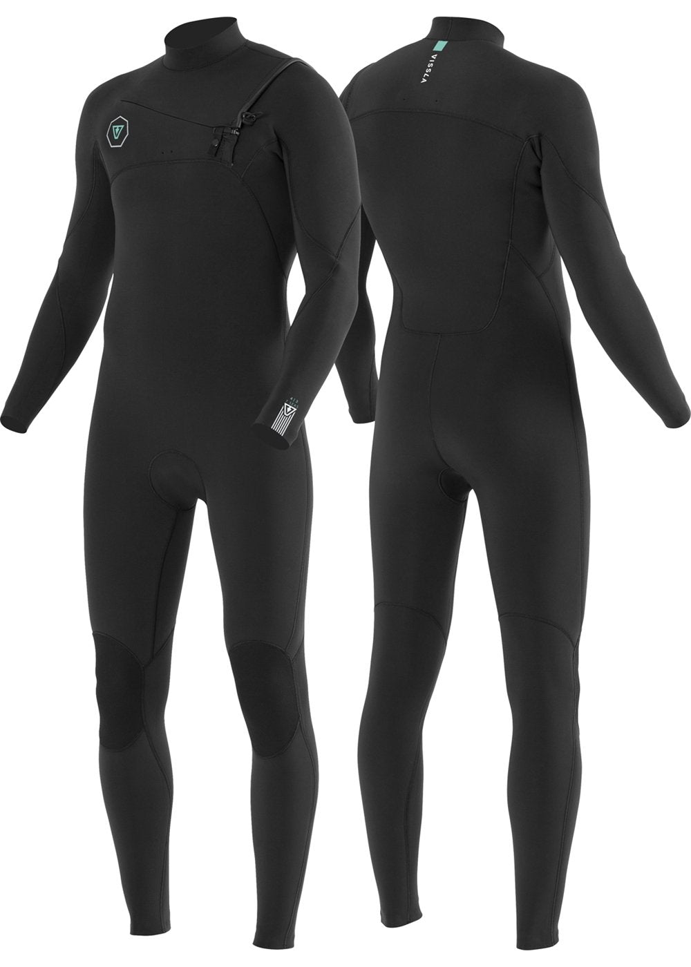 Vissla 7 SEAS 4 3 FULL CHEST ZIP BLK